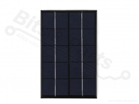 Solar panel/solar cell 5V 380mA / 5W with USB connection